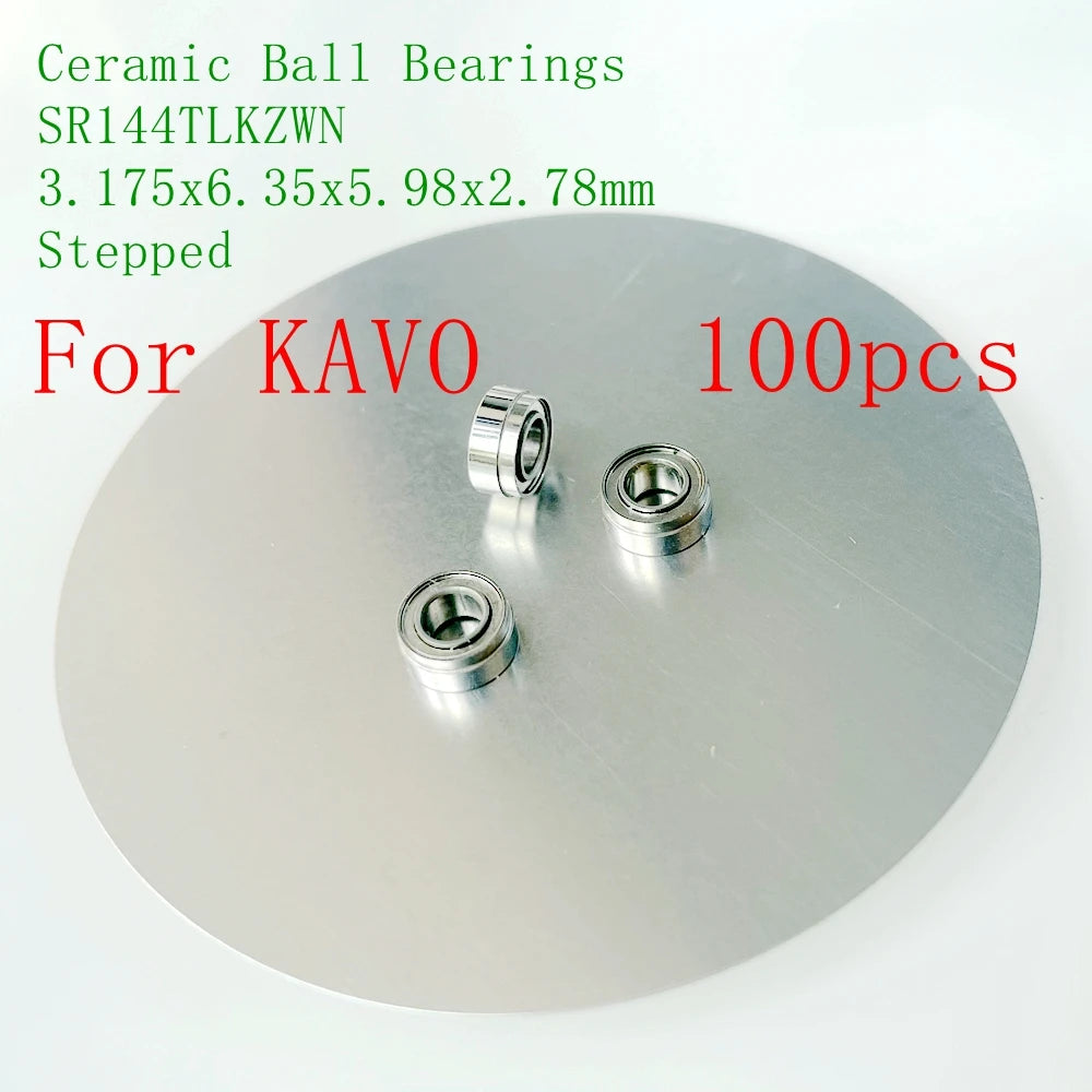 100pcs Handpiece Dental Bearings SR144TLKZWN 3.175x6.35x5.98x2.78mm for Kavo 505/605/625/636