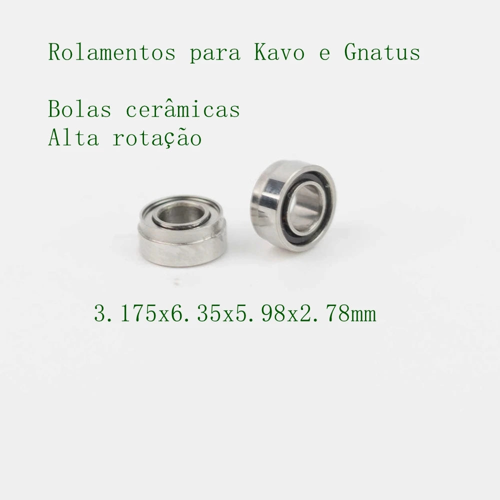 100pcs Handpiece Dental Bearings SR144TLKZWN 3.175x6.35x5.98x2.78mm for Kavo 505/605/625/636