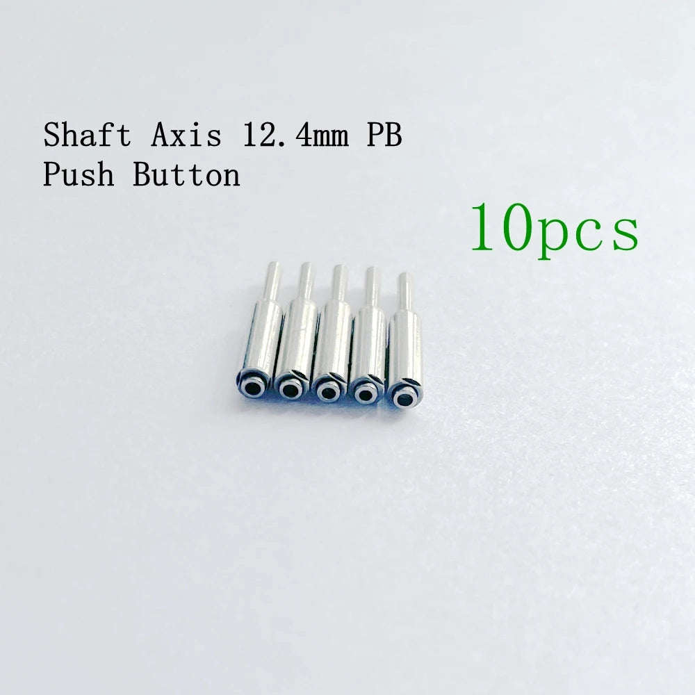 10pcs Dental Axis Shaft Size 12.4mm PB Push Button