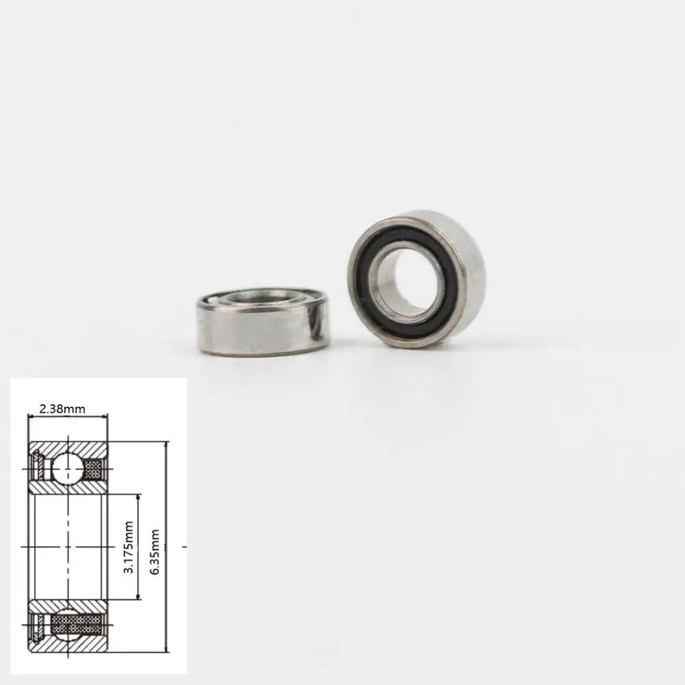 10pcs High Speed handpiece turbine rotor stainless ball bearings SR144TL for CA Dabi 3.175x6.35x2.38mm