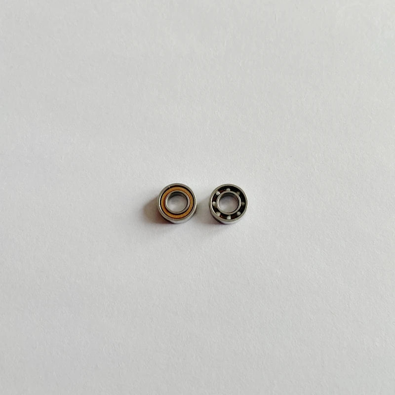10pcs phenolic brown cage ceramic bearings SR144TiN for Ruca NSK open 3.175x6.35x2.38mm