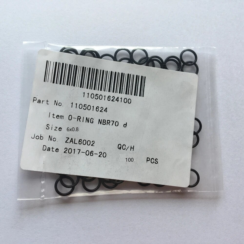 100pcs good quality Dabi/ RC95 O-rings 6x0.8mm