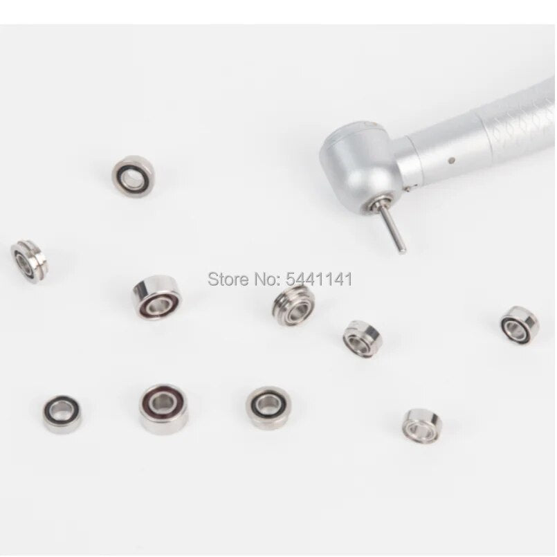 10pcs Dabi MS-350 handpiece bearings SR144TLKZN for Dabi turbine 3.175x6.35x5.98x2.38mm