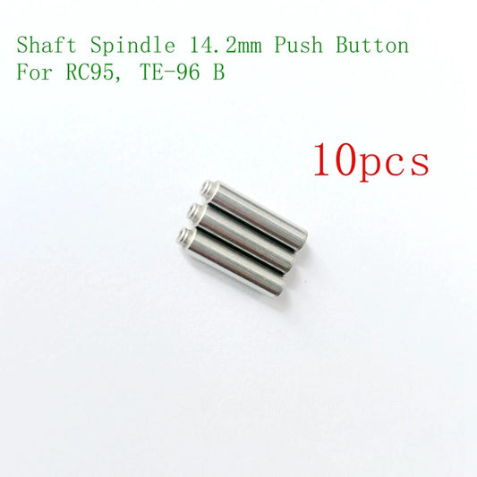 10pcs Dental Shaft Spindle Size 14.2mm PB Push Button For RC95, TE-96 B