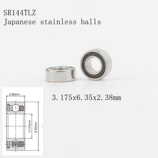 20pcs High Speed handpiece turbine Stainless Balls Dental Bearings RUCA SR144TLZ 3.175x6.35x2.38mm